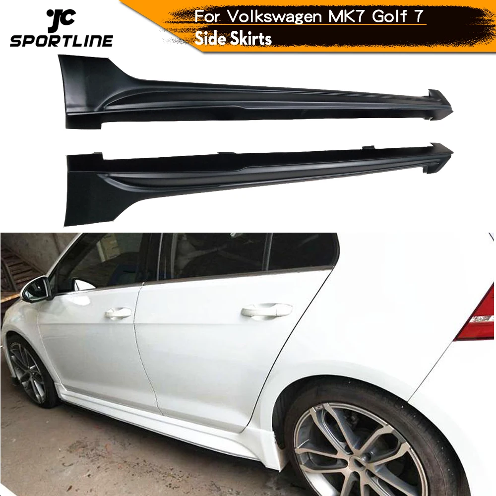 

Углеродное волокно и FRP обшивка тела Боковая юбка бампер расширение губ для Volkswagen VW Golf 7 2014 2015 2016 2017