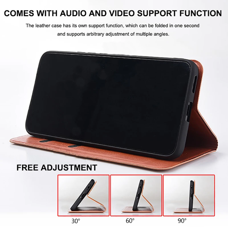 crocodile veins genuine leather case cover for oppo a16 6 52 magnetic flip cover free global shipping