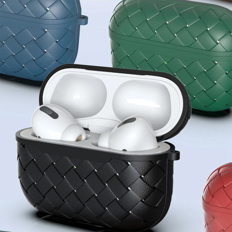 

for Pro Earphone Leather Case TPU Silicone Protective Cases Anti Fingerprints