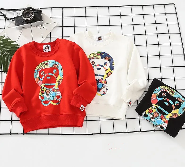 

Kids Boy Girls Animal Zoo Baseball Printed Pullover Hoodie Tops Casual Clothes Children Hip Hop Style Boys Hoodies