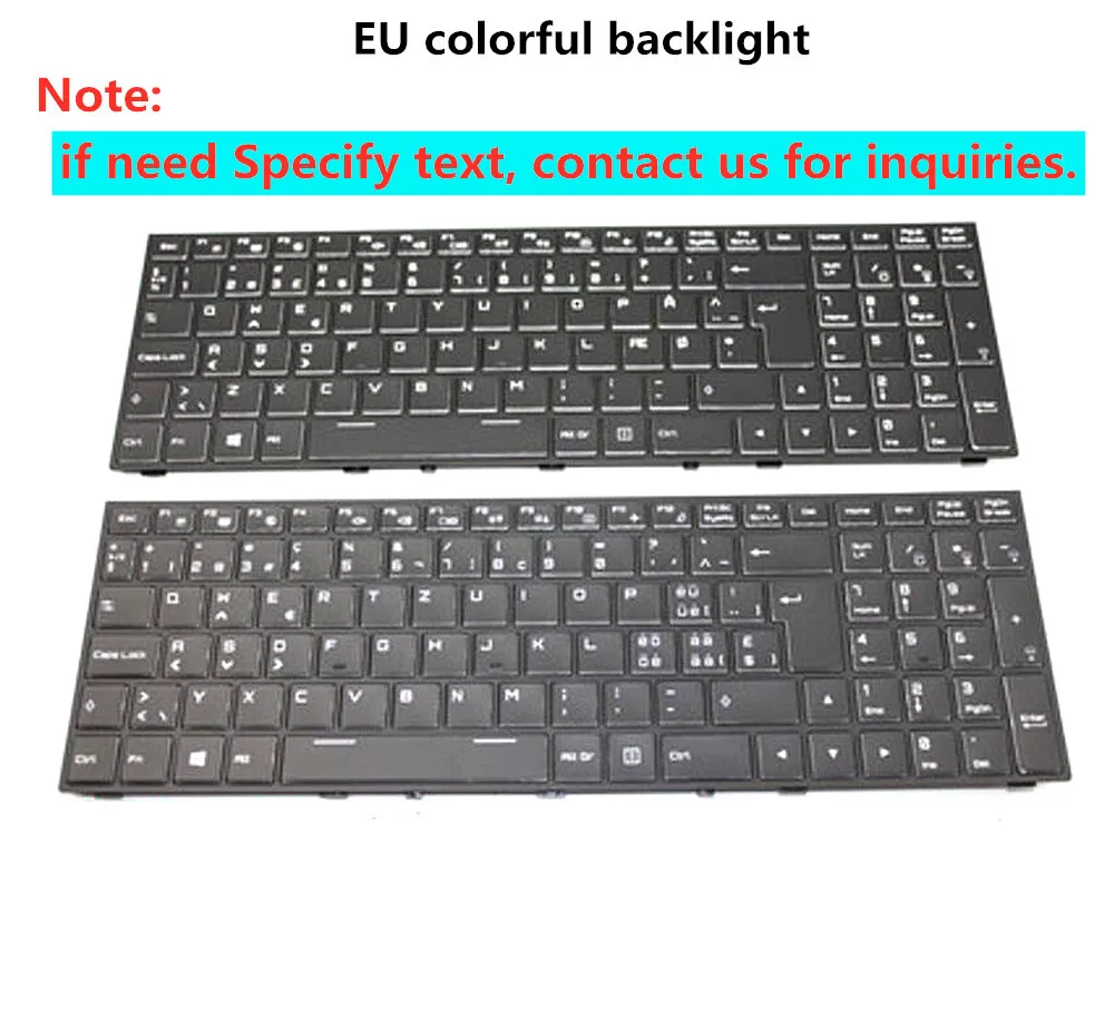 Новый ноутбук US/UK/EU RGB Красочная/клавиатура с подсветкой для Hasee Z7-SP7D1 SP7S1 SP7S2 PRO SP5D1 G7