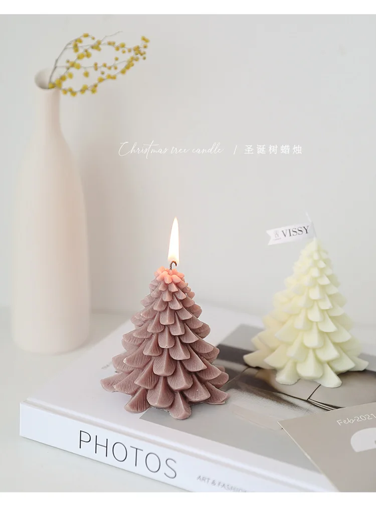 Рождественская елка ароматерапия свеча креативное украшение для сцены реквизит