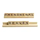 4 деревянные подставки для домино, держатели для домино, для плитки домино, Мексиканский поезд, маджонг, профессиональный игрок для детей и пожилых людей