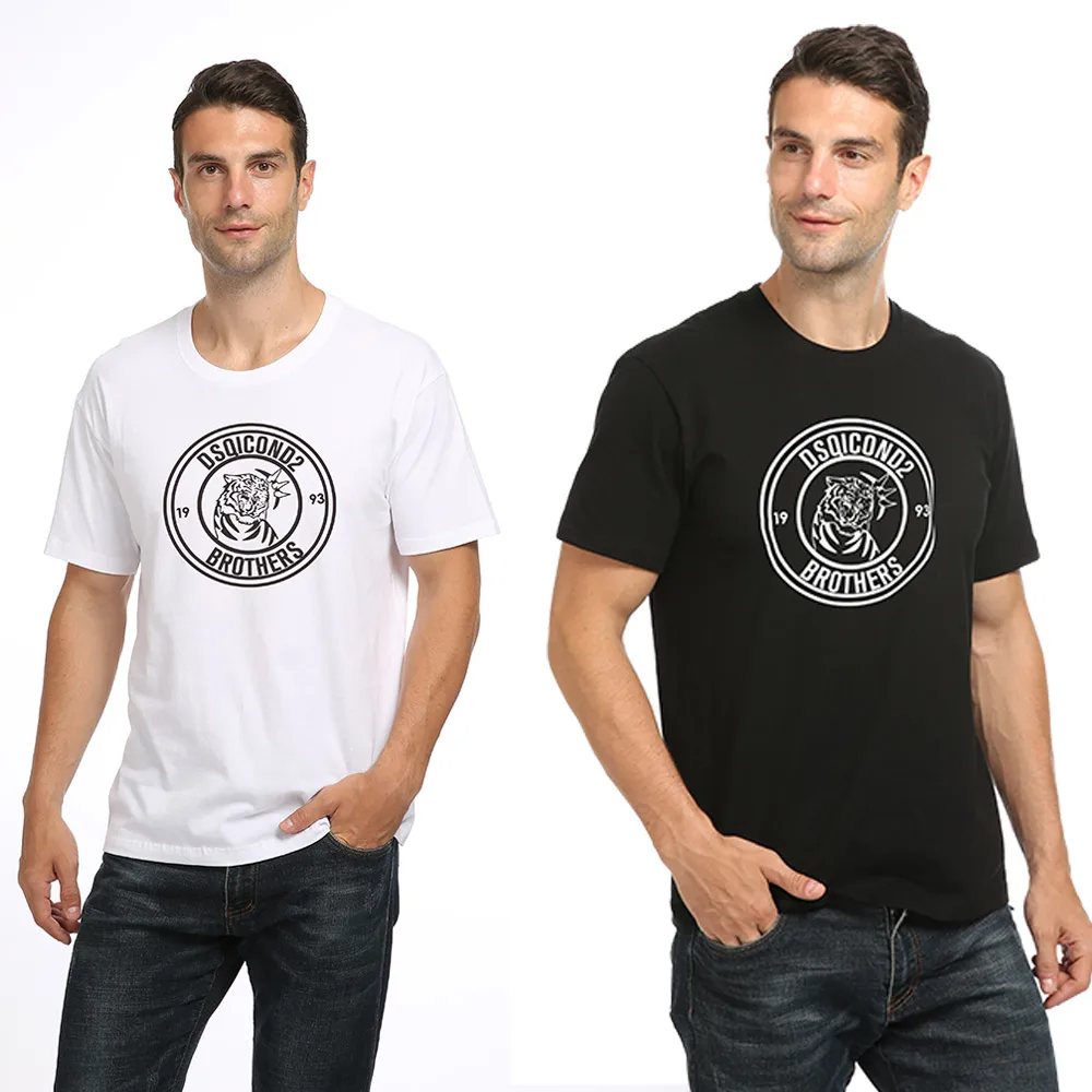 

Brand Brothers letters printing Women Men's cotton sports T-shirt Crew Neck short sleeve comfort Shirt