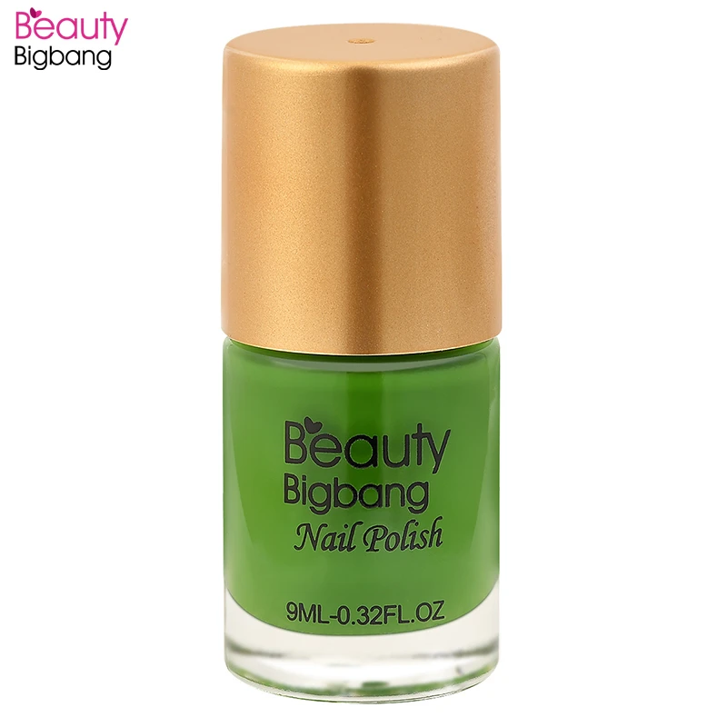 Лак для ногтей BeautyBigBang 6 бутылок 9 мл черный зеленый цвет Перманентный лак нейл