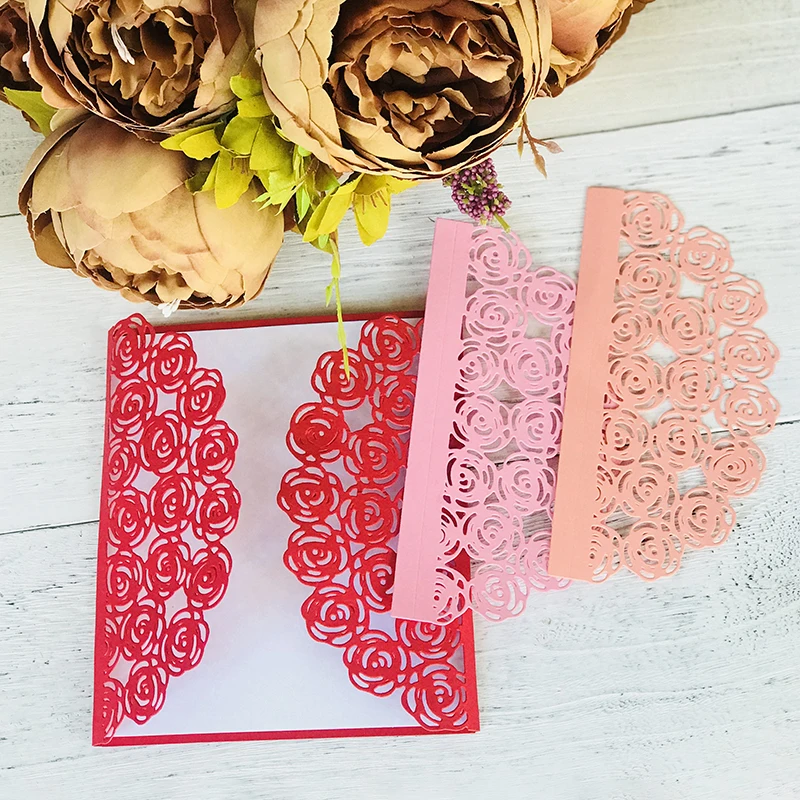 Роза цветок Крафтовая окраска листья фон металлическая резка штампы Новый 2019 для