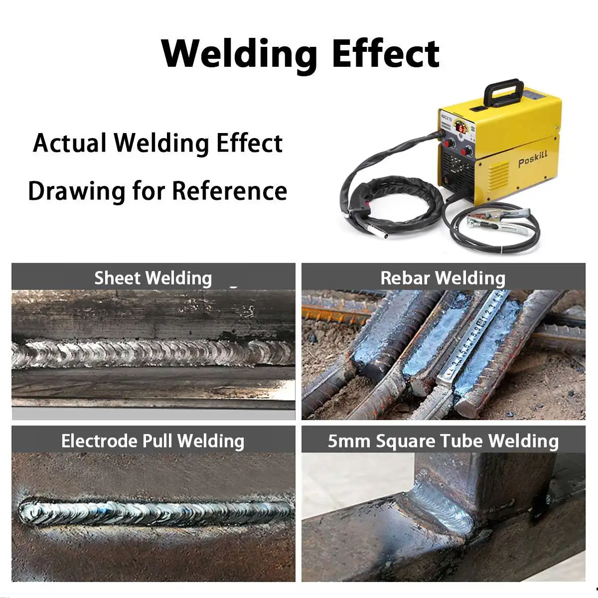 Mig Welder Semi-Automatic 220V Inverter Tig Argon Arc Gas-Less 3 in 1 Synergy MIG ARC TIG Welding Machine | Инструменты