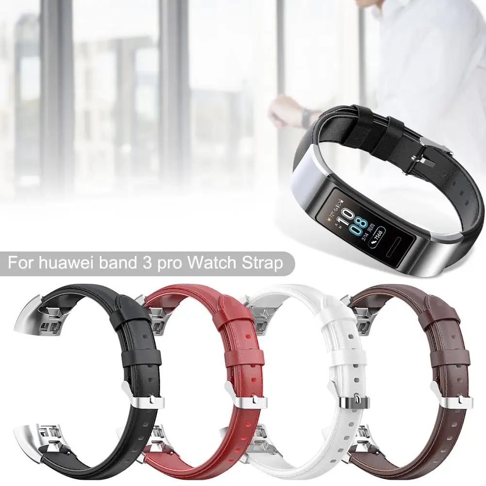Ремешок для смарт часов спортивный сменный кожаный браслет Huawei 3