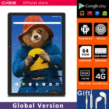 New Tablet PC 10 Inch Android 8.0 Google Play 3G 4G Phone Call Tablets 6GB 64GB 10 Core 1920x1200 FHD 5G WiFi GPS With Keyboard