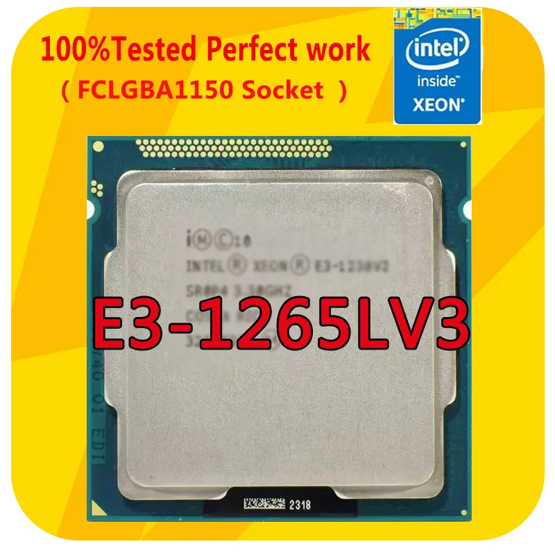 

E3-1265LV3 Intel Xeon E3-1265LV3 2.5GHZ Quad-Core CPU Processor L3=8M 45W LGA1150 for B75 H61 motherboard