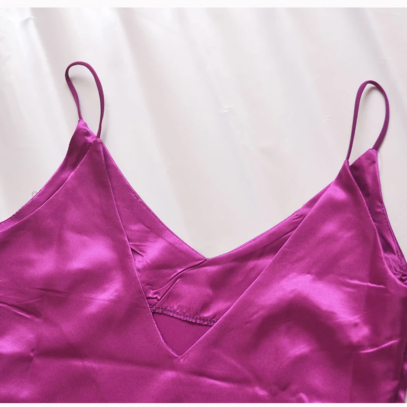 Женское атласное платье Future Time с открытой спиной и v-образным вырезом сексуальное