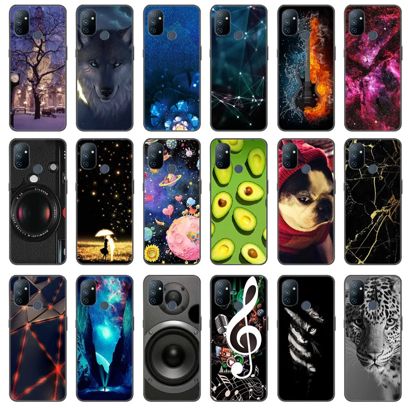 Чехол для OnePlus Nord N100 мраморный Мягкий силиконовый чехол-накладка One Plus N10 N200