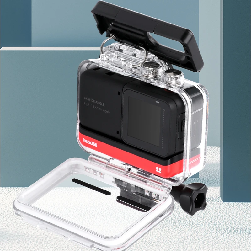 Водонепроницаемый чехол для Insta360 One R глубина 60 м защитный корпус 4K Edition