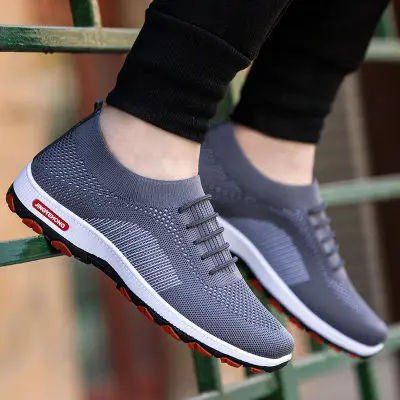 

2020 summer new Korean version of flying woven men's shoes trend wild casual breathable men's shoes tide shoes PBX016