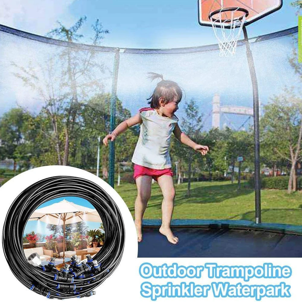 

10-20m Water Misting Cooling System Set Mist Sprinkler Nozzle for Outdoor Garden Patio Greenhouse Plants Spray Fog Hose Watering