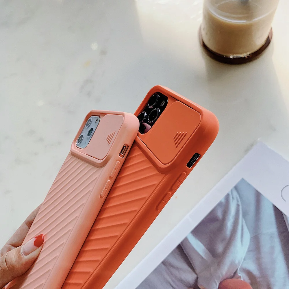 Защитный чехол для iPhone 11 12 Pro Max XR XS 7 8 Plus SE 2020 однотонный Мягкий силиконовый