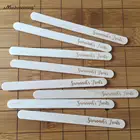 Палочки для мороженого, биоразлагаемые деревянные палочки для леденцов, 100 шт.