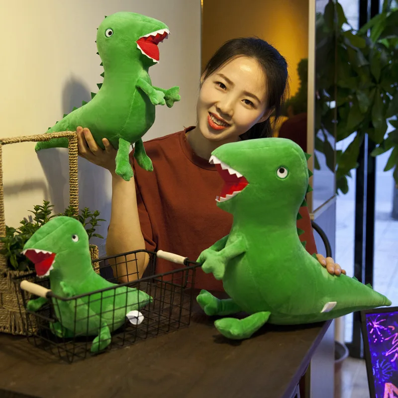 Оригинальная плюшевая игрушка Свинка Пеппа с головой динозавров кукла 30 см 45 55 65