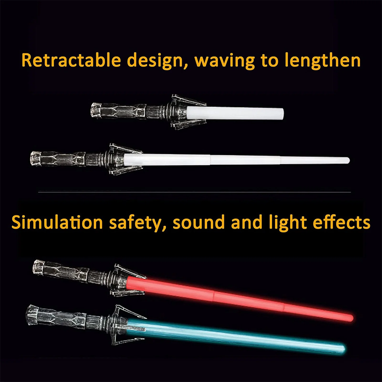 

Lightsaber Toys For Children Saber Oyuncak Luminous Jedi Sabre Laser Sword Light Up Led Flashing Lightstick Glow In The Dark