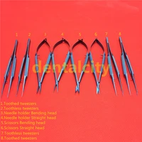 12 5cm titanium ophthalmic microsurgical surgical instruments dental instruments scissorsneedle holders tweezers surgical tool