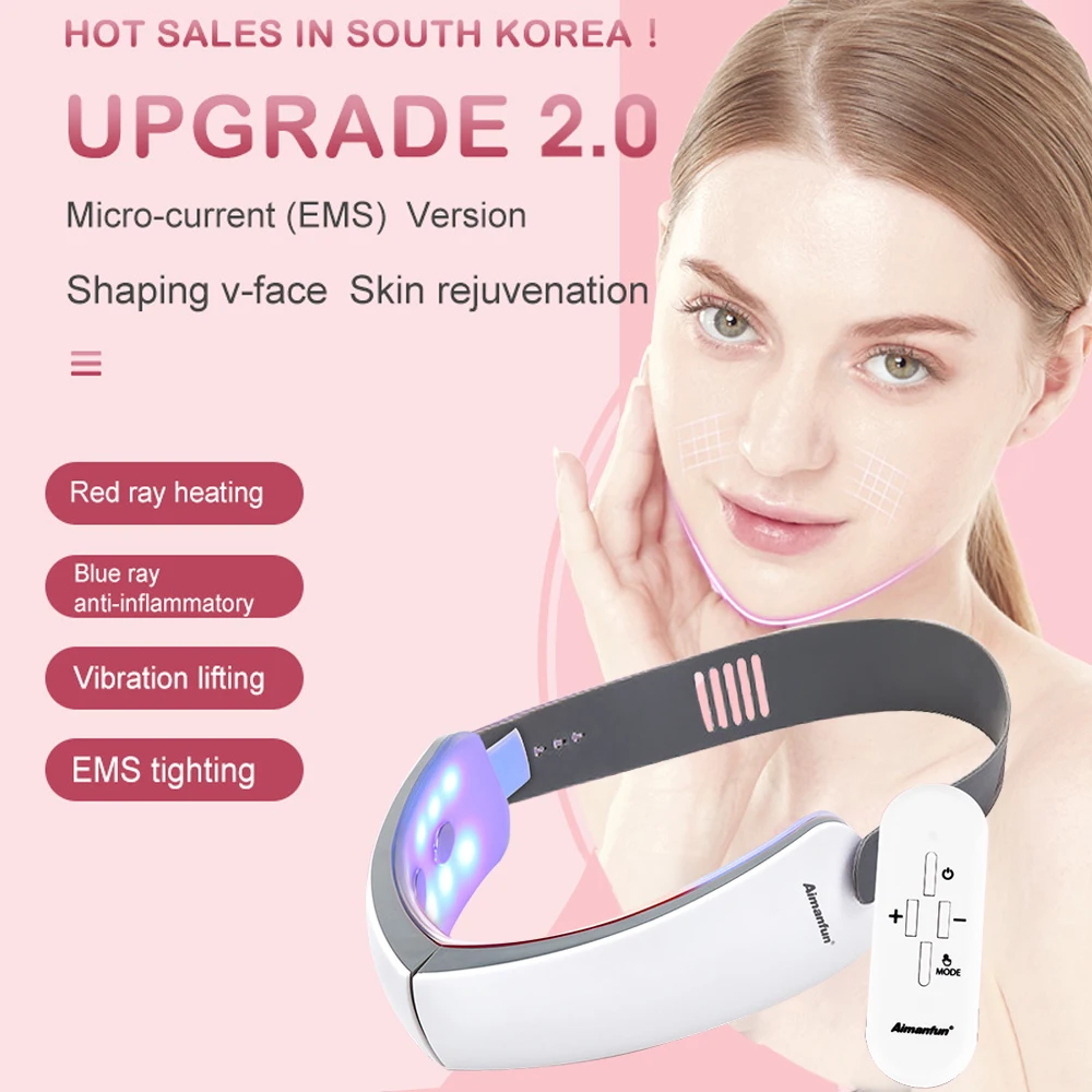 Уход за кожей лица Массажер для подтяжки подбородка акне Затылок удаления