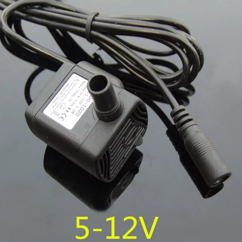 12В бесщеточный DC Миниатюрный погружной насос микро аквариумный цикл солнечные