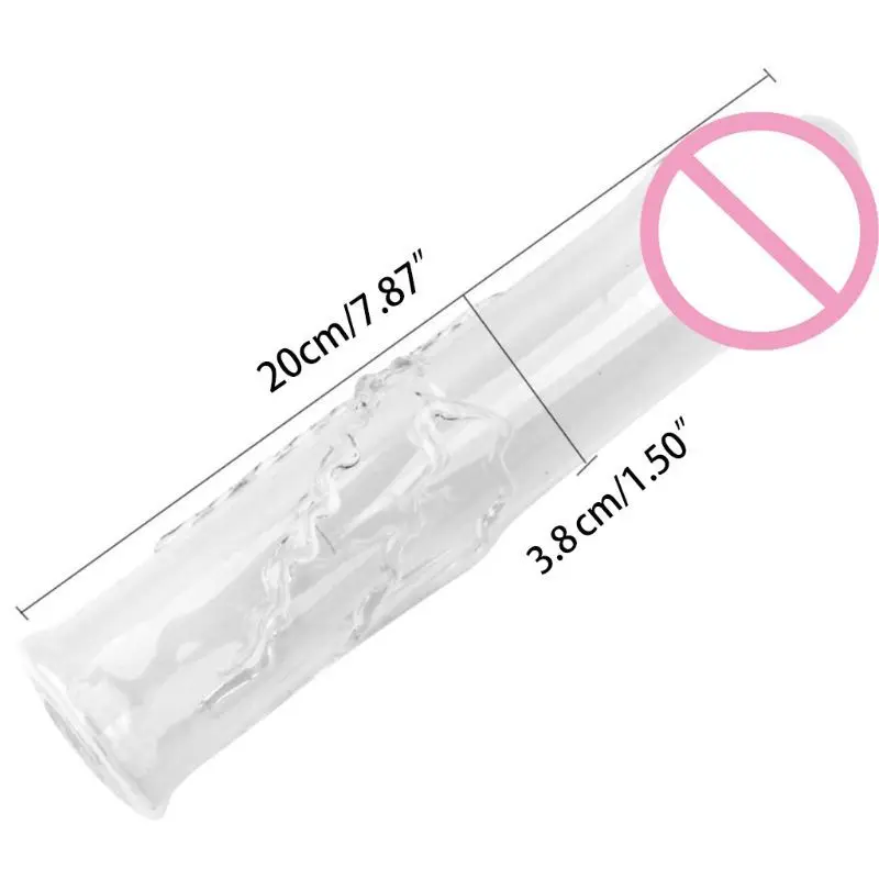 Прозрачная Анальная пробка полый стеклянный Анальный массажер P-Spot стимуляция