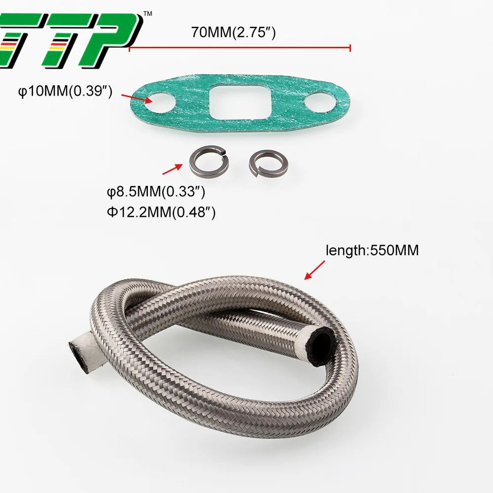 Турбокомпрессор из нержавеющей стали Турбинный комплект для подачи масла