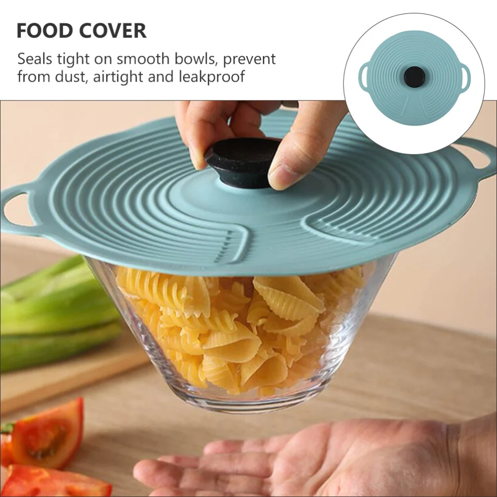 

1pc Silicone Lid Pan Clear Drop Lid Silicone Seal Lid Flexible Cup Cover