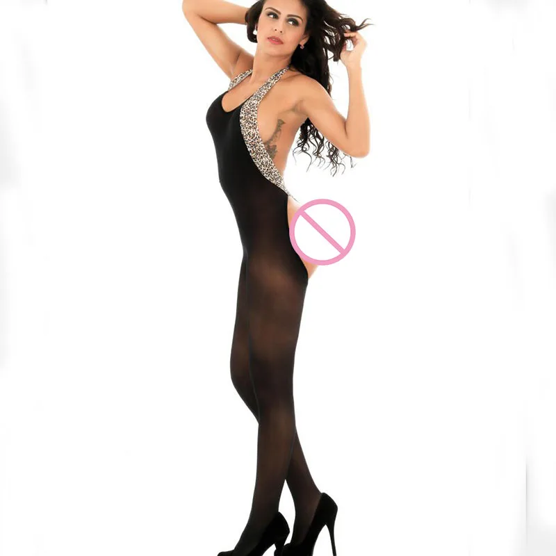 Пикантное ночное белье в европейском стиле с леопардовым принтом|sleepers| |