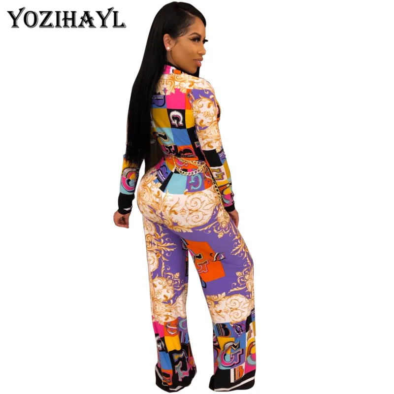 Women Full Length Jumpsuits Sexy Skinny V-Neck Long Sleeve Jumpsuits for Women Elegant Rompers Overall Trousers Party Playsuit