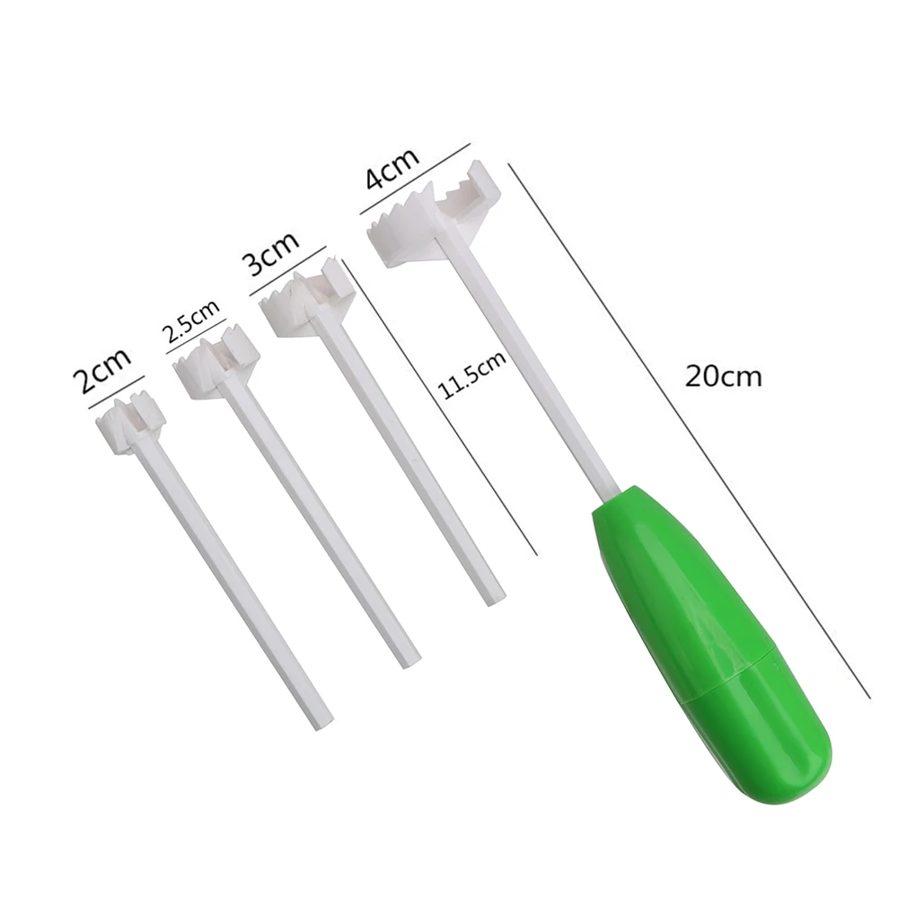 

Fruit Cores Seeds Remover Seed Corer Gadgets Tools Vegetable Spiral Cutter for Tomato Eggplant Orange 4pcs/set Different Size