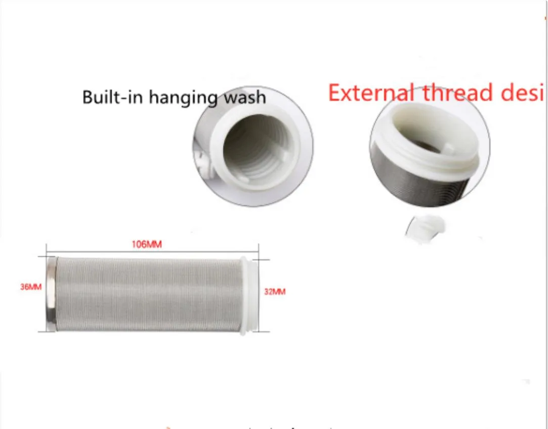 Фильтр для удаления накипи крышка 316L элемент фильтрации воды аксессуары очистки
