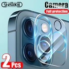 Защитное стекло Shellbox для объектива камеры iPhone 11 12 Pro Max, 2 шт., Защита экрана для iPhone 1112 Mini