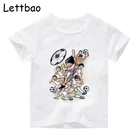 Футболка детская с забавным принтом, аниме Капитан Цубаса, футболка унисекс, уличная одежда в стиле Харадзюку, лето