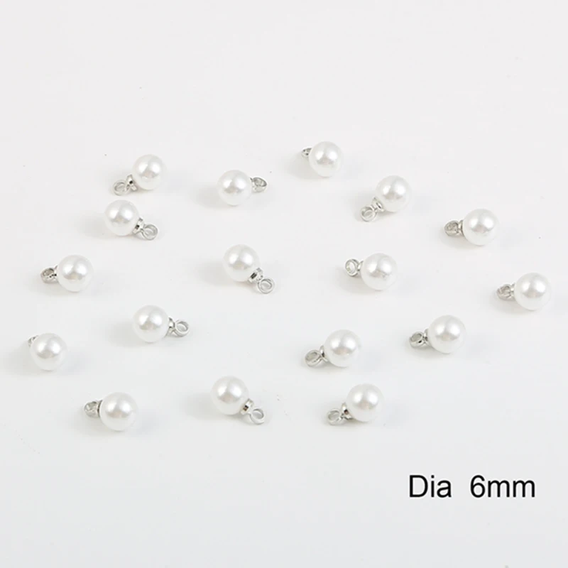 White 6mm Hole 1.5mm 10 шт. белый цвет слоновой кости ABS жемчужные бусины очаровательные серьги-гвоздики задние пробки ушной столб гайки затычки для самостоятельного изготовления ювелирных изделий серьги База - Цвет: White 6mm Hole 1.5mm