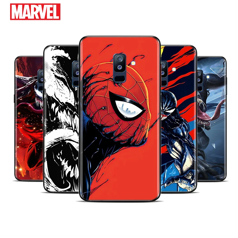 

Marvel Avengers Super Hero Venom For Samsung Galaxy A9 A8 Star A8S A7 A6 A6S A5 A3 Plus 2018 2017 2016 A750 Black Phone Case