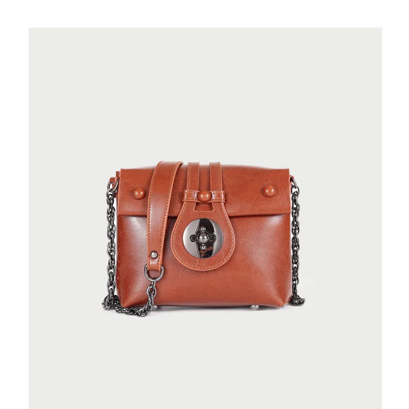 

Genuine Cowhide Purse Female Ins Women Shoulder Bags Handbag Crossbody High Quality Leather Bags 2021 New Trend