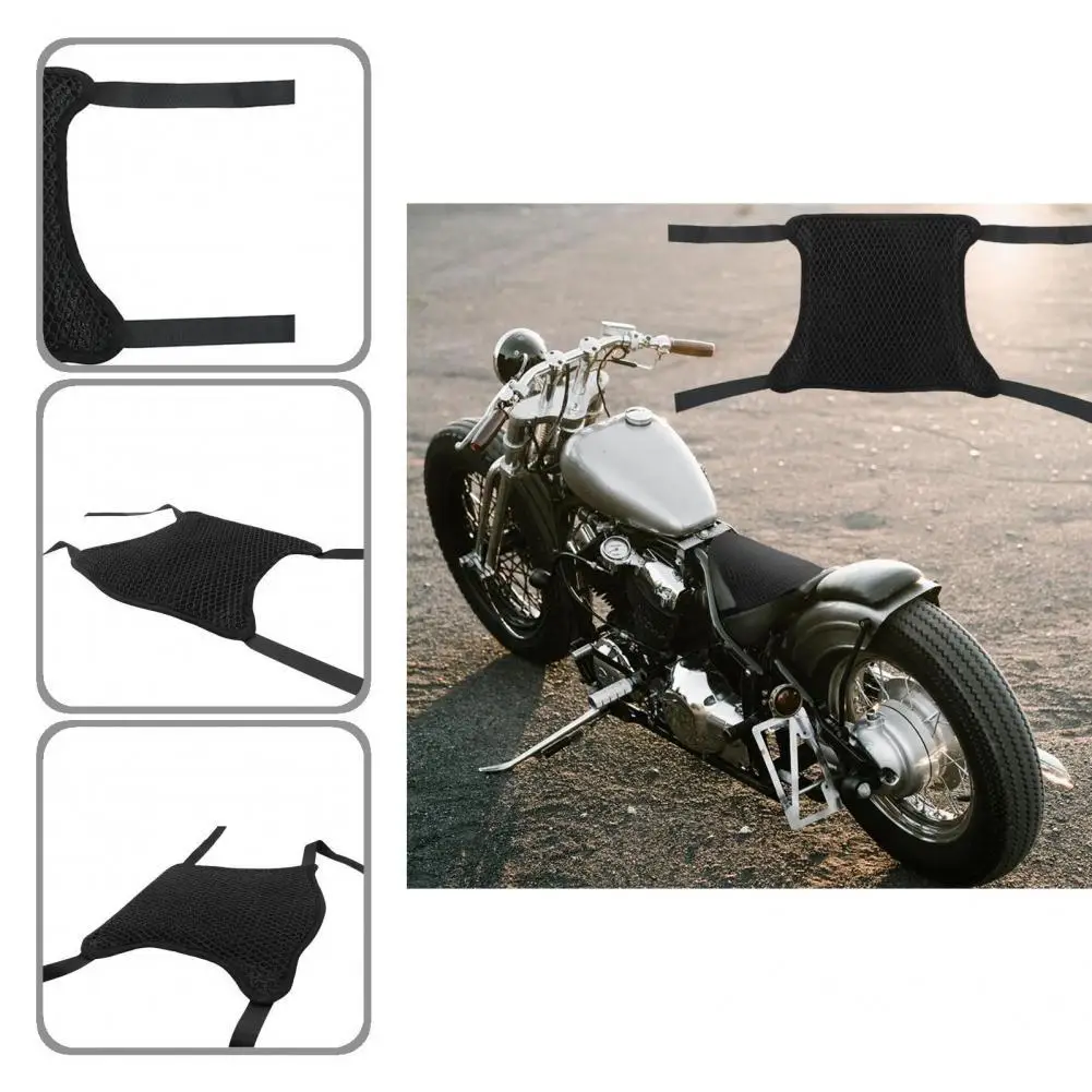 

Useful Harness Shock Absorbing Motorcycle Seat Pad Motorcycle Supplies Motorcycle Air Cooling Seat Thicker for Outdoor