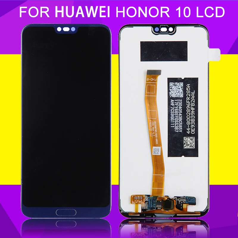 Замена HH 1 шт. 5 8 дюйма для Huawei Honor 10 дисплей с сенсорным экраном дигитайзер сборка