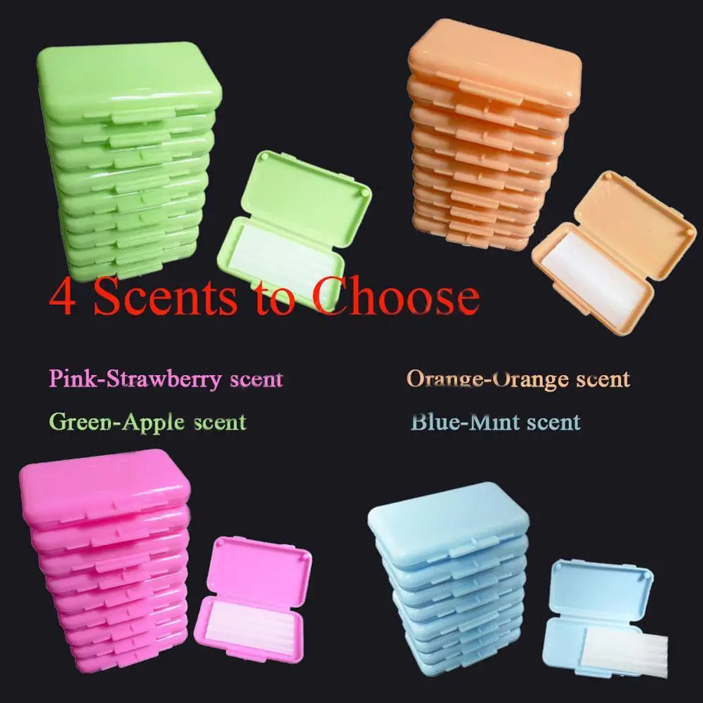 

10Pcs/Set Fruit Scent Dental Orthodontic Wax for Braces Bracket Gum Irritation