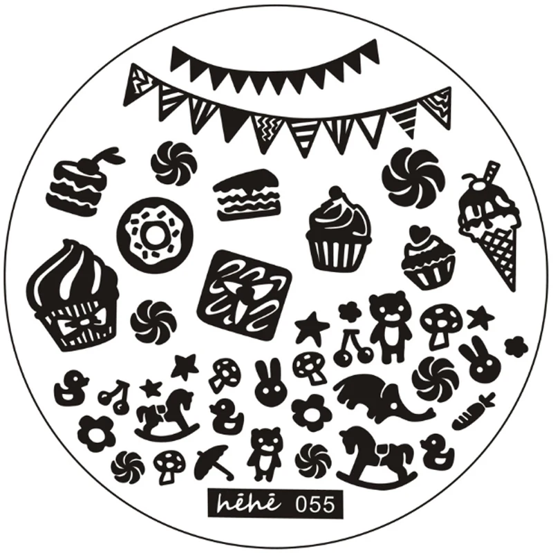 Шаблон для стемпинга ногтей из нержавеющей стали