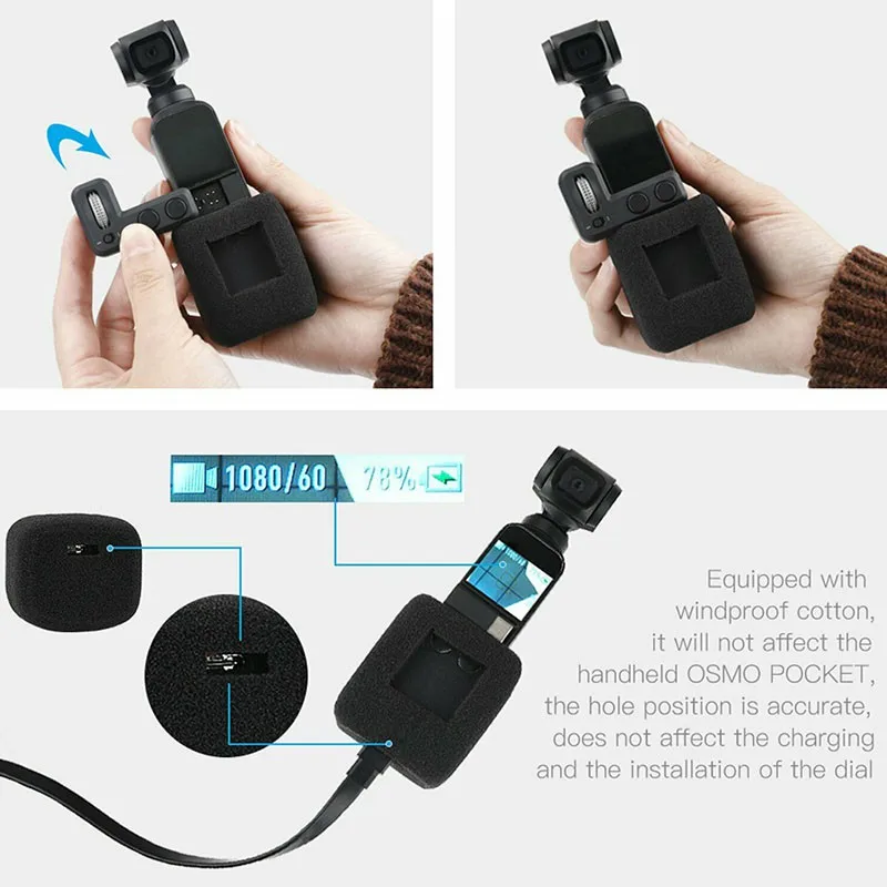 Высококачественный гибкий микрофон с защитой от ветра шумоподавление губка