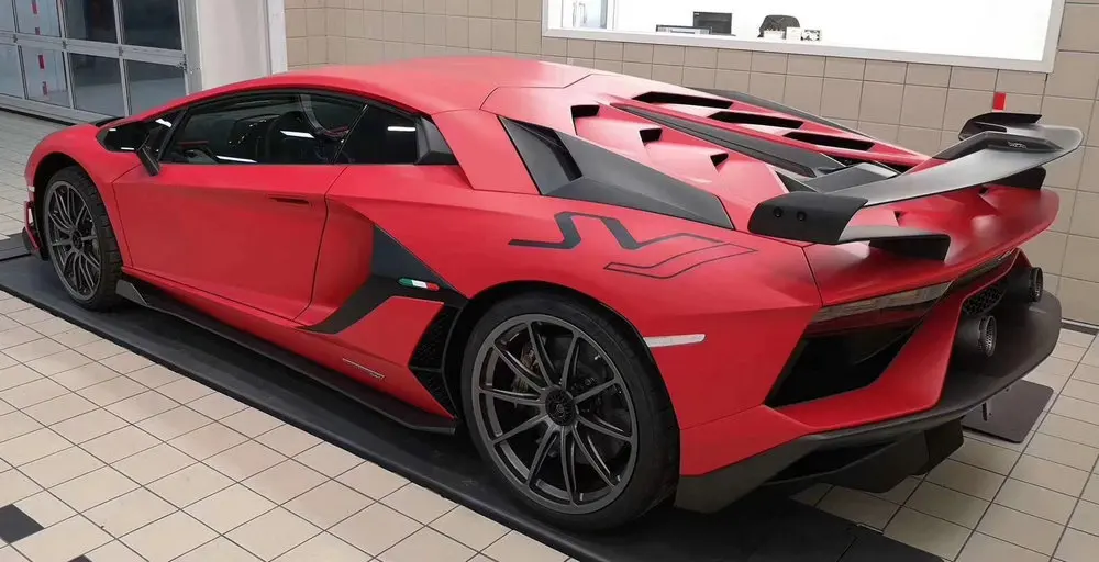 Боди SVJ63 для Lamborghini LP700 720 740 750 to боковые юбки переднего и заднего бампера задний