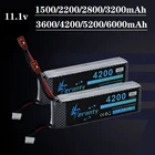 11,1 V 1500mAh 2200mah 2800mAh 3200mAh 4200mAh 5200mAh Lipo батарея для RC самолетов игрушки Вертолеты Самолеты автомобили лодка 3s Lipo
