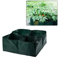grow bed large planting bag raised planter container square divided garden bed 6 grids for multi vegetables flowers garden