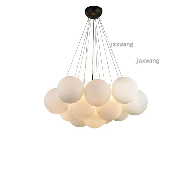 

New Nordic Creative Chandelier Lighting Modern LED Glass Chandeliers Living Room Indoor Lighting Hanging Lamps Kitchen Fixtures