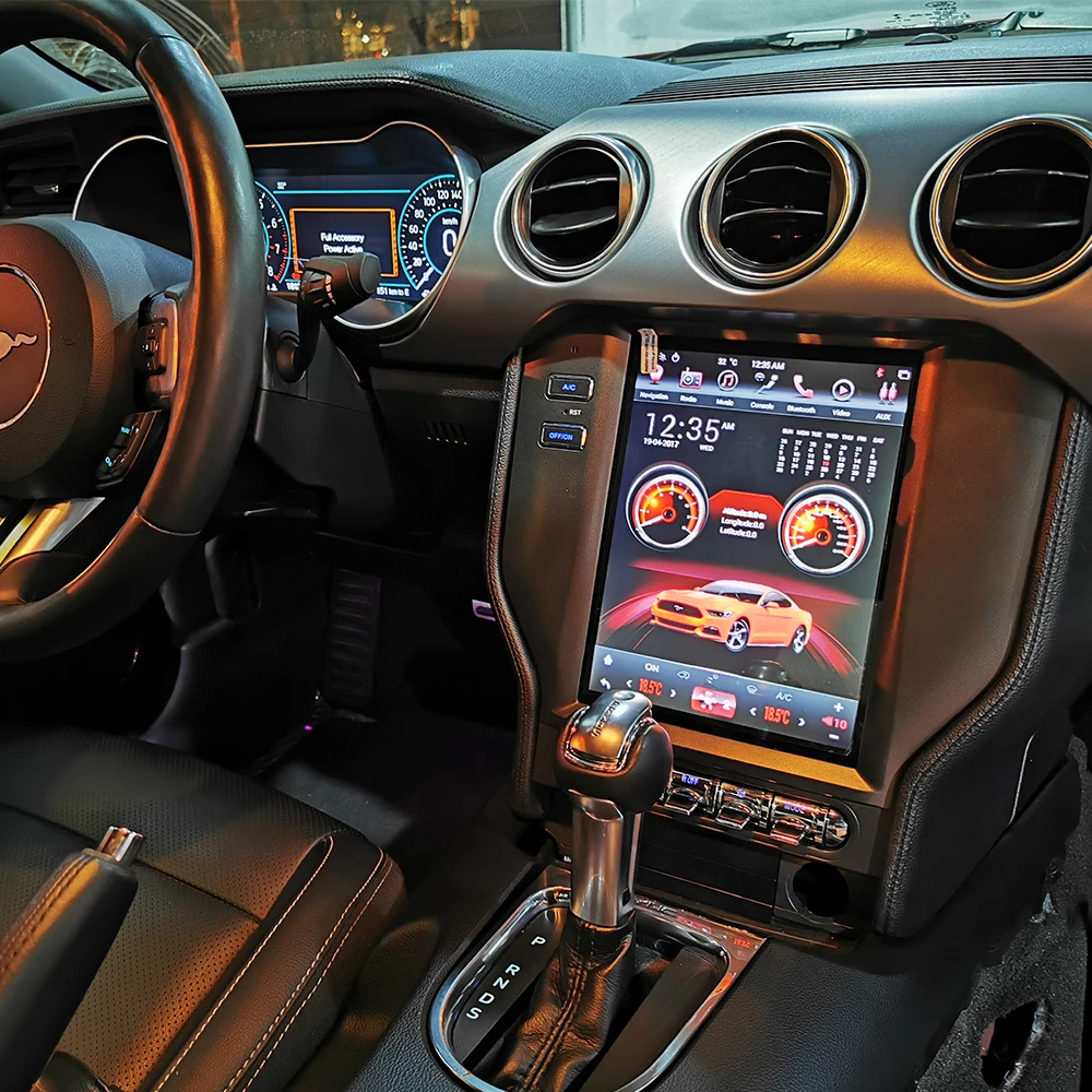 Автомагнитола для Ford Mustang 2015 2016 2017 2018 2019 9 0 Автомобильная Мультимедийная система