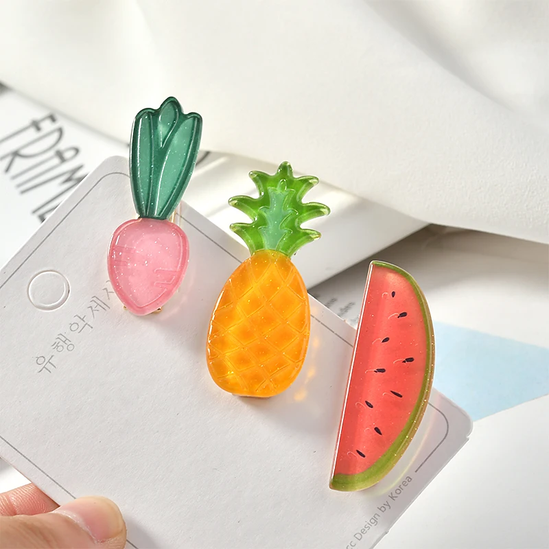 40 шт./лот цвет арбуз/ананас/морковь акриловые бусины diy ювелирные изделия