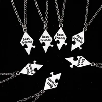 hot sale 7 piece men and women necklace to send my best roommate friend friendship jewelry necklace graduation ceremony gift